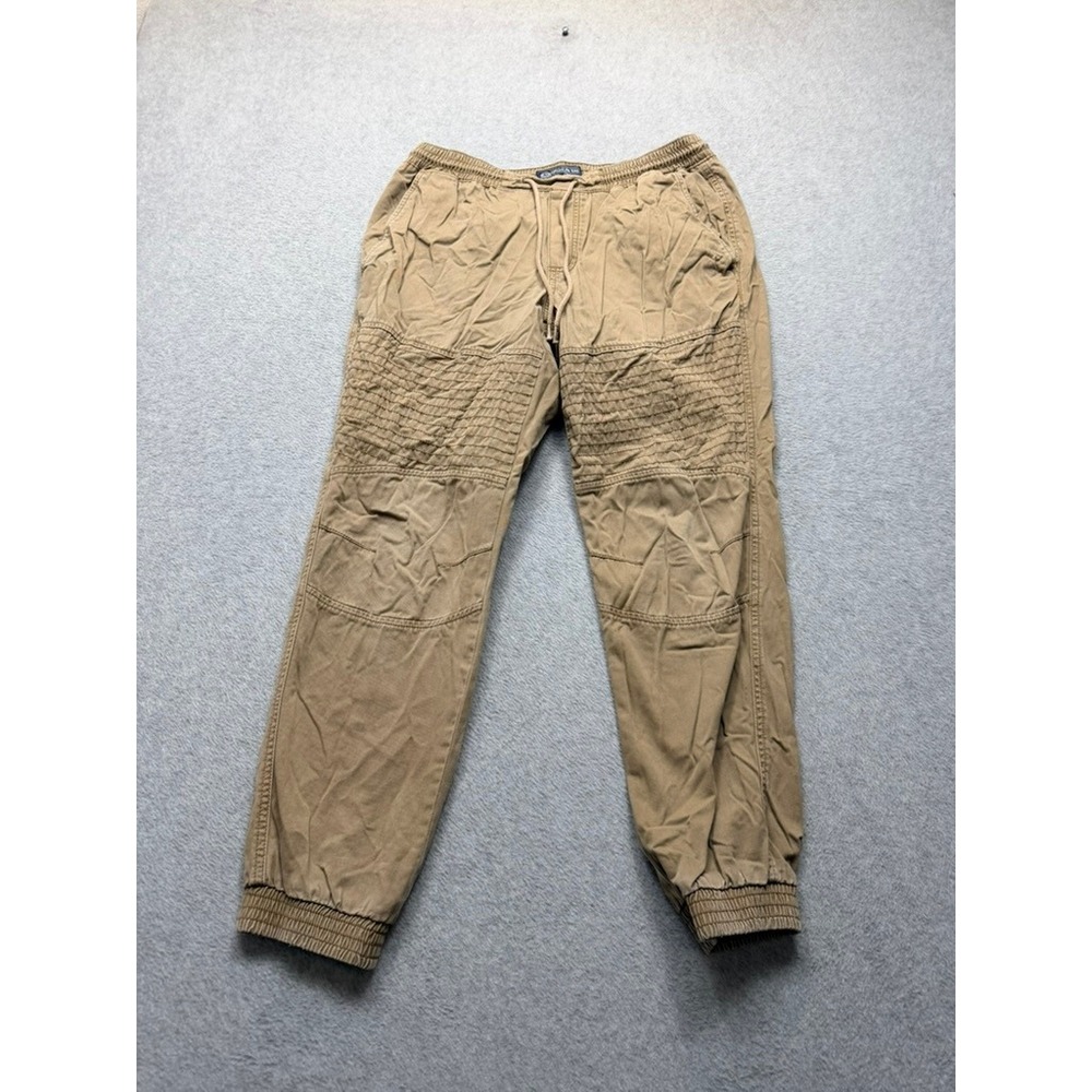 American Eagle Mens Next Level Flex Moto Jogger Pants Tan Khaki Size Medium